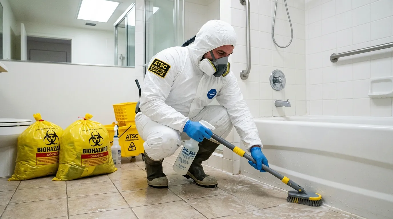 Decontamination equipment deployed for Blood Cleanup in Battle Creek